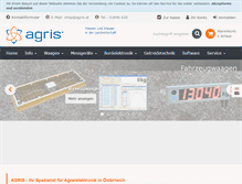 Tablet Screenshot of agris.at